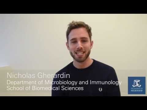 YouTube video of Nick Gherardin talking about his journey to obtaining a PhD and becoming a researcher