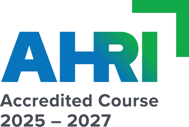 AHRI Accredited Course logo 2025-2027