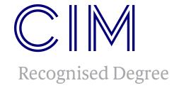 CIM recognised degree logo