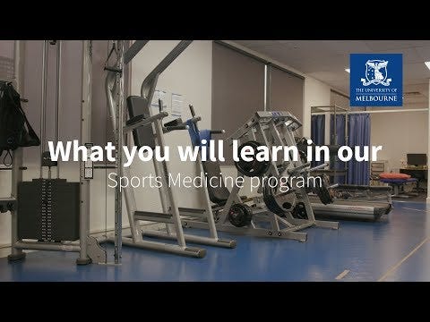 Study the Master of Sports Medicine online at the University of Melbourne: What you will learn