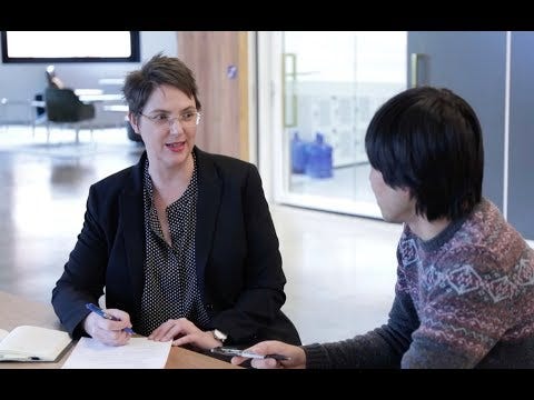 A YouTube video of Professor Joseph Lo Biano and program coordinator Russell talking about the Master of TESOL