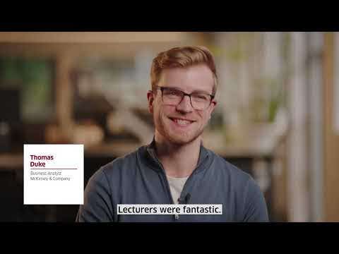 YouTube video about studying the Master of Business Analytics at Melbourne Business School