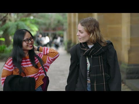 A YouTube video of staff and students talking about the Master of Development Studies