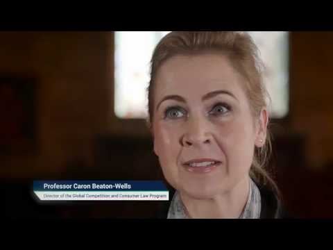 A YouTube video of director Caron Beaton-Wells talking about the Global Competition and Consumer Law program