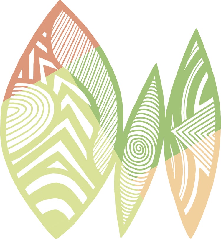 Indigenous Australian artwork illustration.