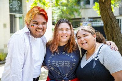 Students at Open Day