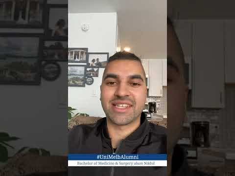 Video of #UniMelbAlumni: Meet Bachelor of Medicine & Surgery alum Nikhil