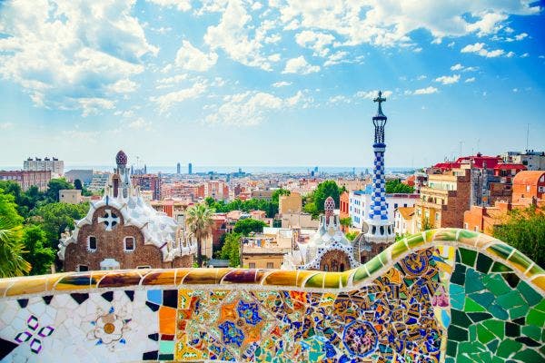 Park Guell, Barcelona, Spain
