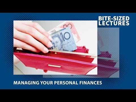 Video of Bite-sized lecture: Managing your personal finances with Professor Carsten Murawski