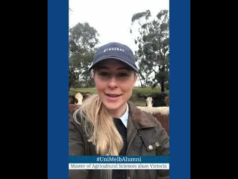 Video of Master of Agricultural Sciences alum Victoria