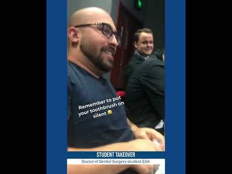 A YouTube video of Doctor of Dental Surgery student Elsh talking about studying his degree