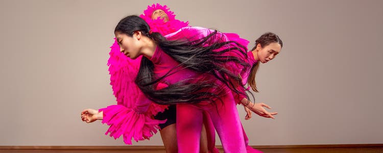 Students dancing indoors