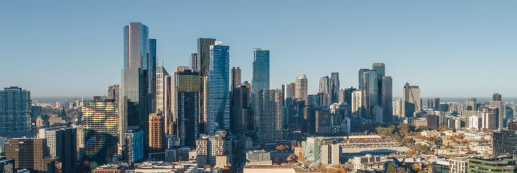Melbourne CBD city scape
