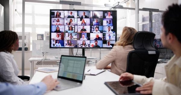 Image for How to lead in a hybrid workplace